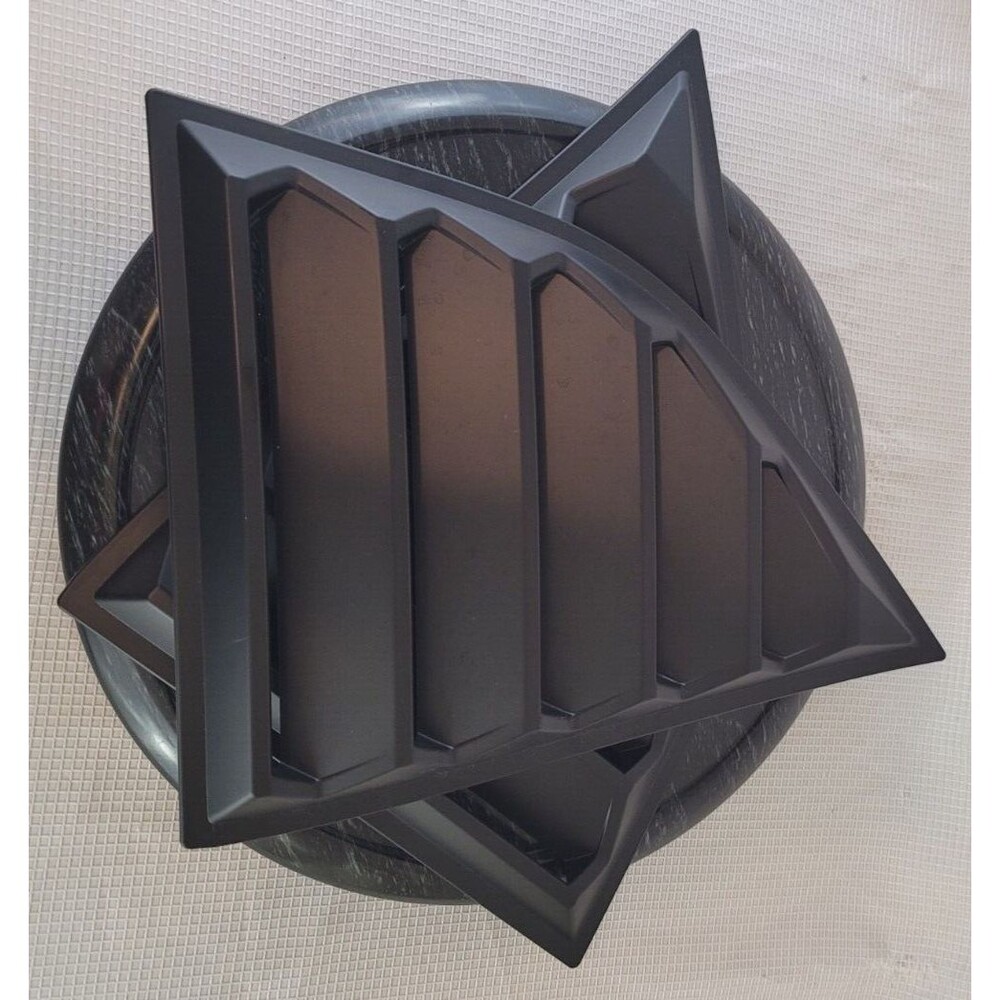 IKON MOTORSPORTS Side Window Louvers 2008-2023 Dodge Challenger Matte Black